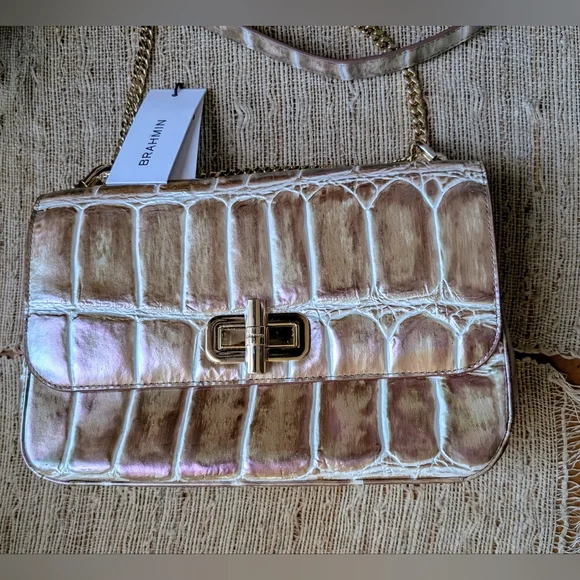 Brahmin • Rosalie Birch Nerina crossbody bag NWT